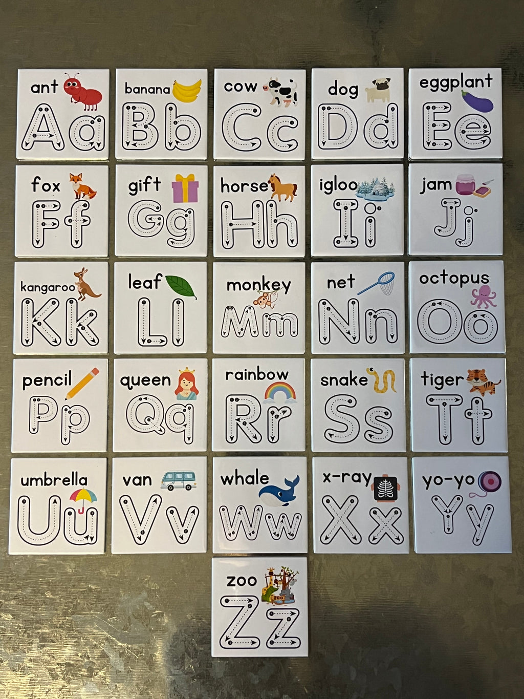 Alphabet Tracing Magnets